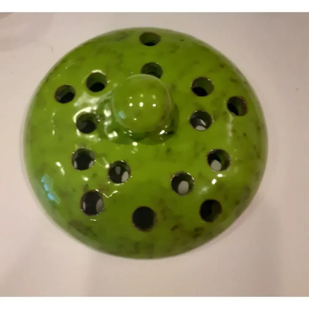 Vintage Rare Italian Made For Rosenthal Netter Aerated Crock Lime Green Bitosi?